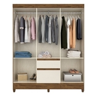 Guarda Roupa Eden Castanho Wood Baunilha