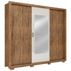 Guarda-roupa Eficiente Montagem Flex Mdp, Espelho Novo Mundo