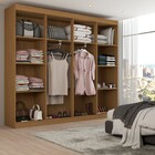 Guarda-roupa Ele E Ela 8 Portas 8 Prateleiras Com Espelho Cin
