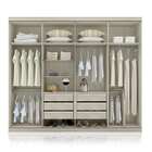 Guarda-roupa Ele Ela 8 Portas 6 Gavetas - Santos Andirá - Noa