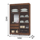 Guarda Roupa Elegance 4 Portas Vila Rica