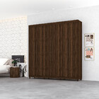 Guarda Roupa Elegance 6 Portas Com 8 Pés Vila Rica