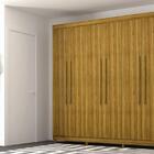 Guarda Roupa Elegance 6 Portas Com Pes Canela - Vila Rica
