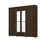 Guarda Roupa Elegance 6 Portas Com Pes E Espelho Belmont - Vi
