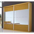 Guarda-roupa Em Mdf, 2 Portas, 6 Gavetas, Espelho E Pés - Bom