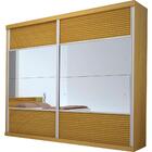 Guarda-roupa Em Mdf, 2 Portas, 6 Gavetas, Espelho E Pés - Bom