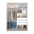 Guarda Roupa Em Mdf 2 Portas De Correr Espelho 3 Gavetas Inte