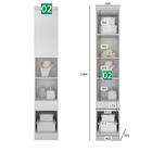 Guarda-roupa Em Mdf Com 12 Portas E 7 Gavetas Branco