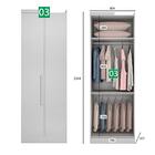 Guarda-roupa Em Mdf Com 12 Portas E 7 Gavetas Branco