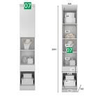 Guarda-roupa Em Mdf Com 12 Portas E 8 Gavetas Branco