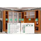 Guarda-roupa Em Mdf Com 12 Portas E 8 Gavetas Cumaru