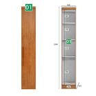 Guarda-roupa Em Mdf Com 12 Portas E 8 Gavetas Cumaru