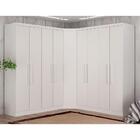 Guarda-roupa Em Mdf Com 9 Portas E 6 Gavetas Branco