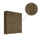 Guarda Roupa Escorpião Sem Espelho Castanho Wood Bnn Decor