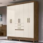 Guarda Roupa Escorpião Sem Espelho Castanho Wood Off White Ta