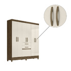Guarda Roupa Escorpião Sem Espelho Castanho Wood Off White Ta