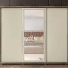 Guarda-roupa Espanha 3 Portas De Correr Freijó Com Off White