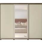 Guarda-roupa Espanha 3 Portas De Correr Freijó Com Off White