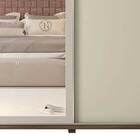 Guarda-roupa Espanha 3 Portas De Correr Freijó Com Off White