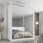 Guarda Roupa Espelhado 2 Portas 2 Gavetas Costa Rica