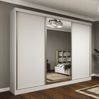 Guarda Roupa Espelho 3 Portas 6 Gavetas Milão Tcil