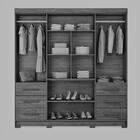 Guarda-roupa Estrela 4 Portas Com Pés Casal Branco