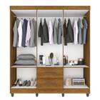 Guarda Roupa Estrela 6 Portas 2 Gavetas Sallêto Cinamono