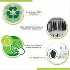 Guarda Roupa Estrela 6 Portas 2 Gavetas Sallêto Cinamono Off