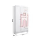 Guarda Roupa Estrela Sophia 3 Portas Infantil