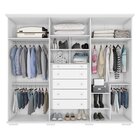 Guarda-roupa Everest Mdp 6 Portas 5 Gavetas Branco Absoluto