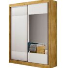 Guarda Roupa Falco Gold Fosco Com Espelho  Novo Horizonte - O