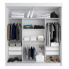 Guarda Roupa Fama Havana 3 Portas Com Espelho