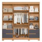 Guarda Roupa Fernandes Espelho Freijo Titanium