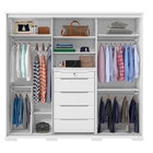 Guarda Roupa Ferrari Branco Liso