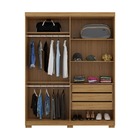 Guarda-roupa Fiorella Solteiro Branco 4 Portas E 3 Gavetas In