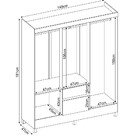 Guarda Roupa Flash Ll Casal 6 Portas Demobile