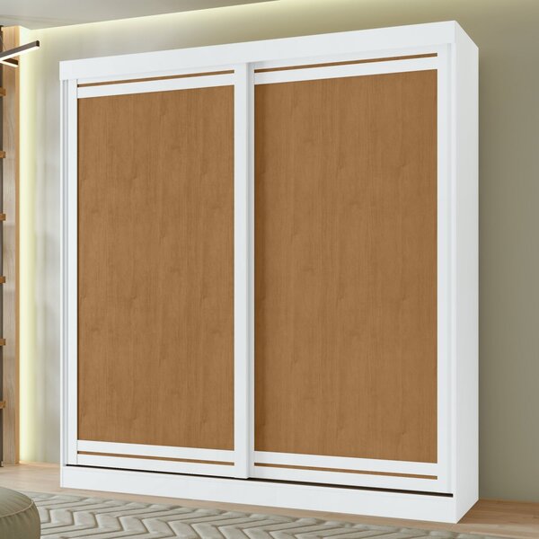 Guarda Roupa Flex 2 Portas 2 Gavetas 208x176,6cm Lani Móveis