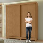 Guarda Roupa Flex 2 Portas De Correr 2 Gavetas 215x179,6cm La