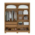 Guarda Roupa Flex 2 Portas De Correr 2 Gavetas 215x179,6cm La