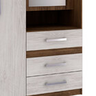 Guarda-roupa Flórida 3 Portas E 3 Gavetas – Rodial - Cacau /