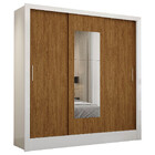 Guarda-roupa Fortaleza Sem Gavetas Com Espelho Carioca Móveis