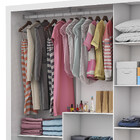 Guarda-roupa Fortaleza Sem Gavetas Com Espelho Carioca Móveis