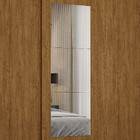 Guarda-roupa Fortaleza Sem Gavetas Com Espelho Carioca Móveis