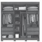 Guarda Roupa França 6 Portas Rovere