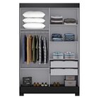 Guarda-roupa Gana 2 Portas Com Espelho E Pés