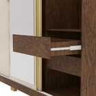 Guarda-roupa Garibaldi 3 Portas 4 Gavetas 100% Mdf Imbuia/fen