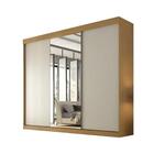 Guarda Roupa Garibaldi 3 Portas De Correr Com Espelho Móveis