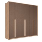 Guarda Roupa Genova 06 Portas 4 Gavetas Mdp Wood/terracota