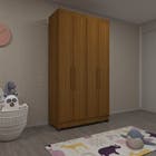 Guarda Roupa Gênova 4 Portas Freijó Luciane 205x111,6x46,5cm