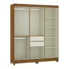 Guarda Roupa Gênova 6 Portas Freijó Luciane 205x166,8x46,5cm